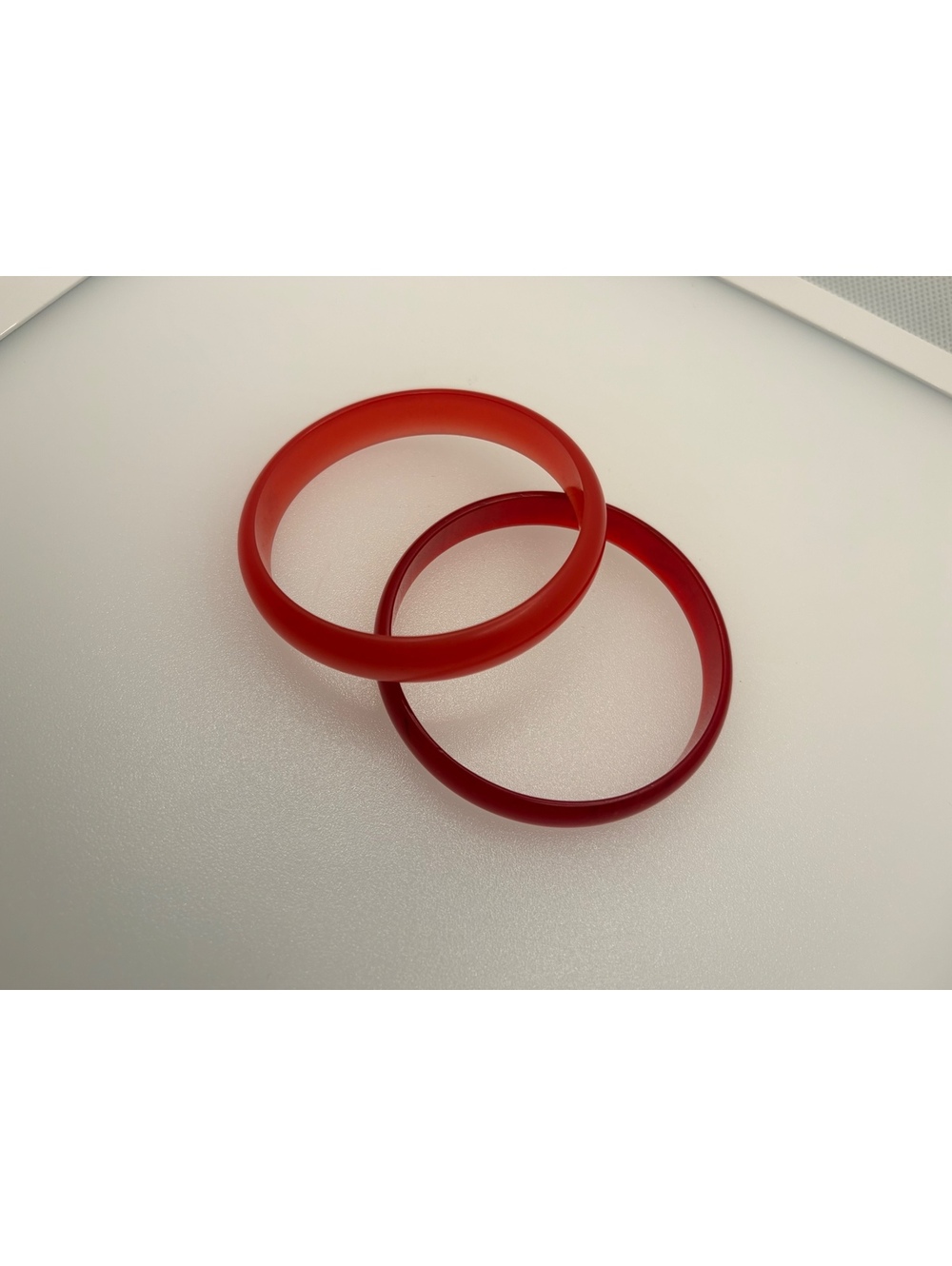 Red bangle bracelet set